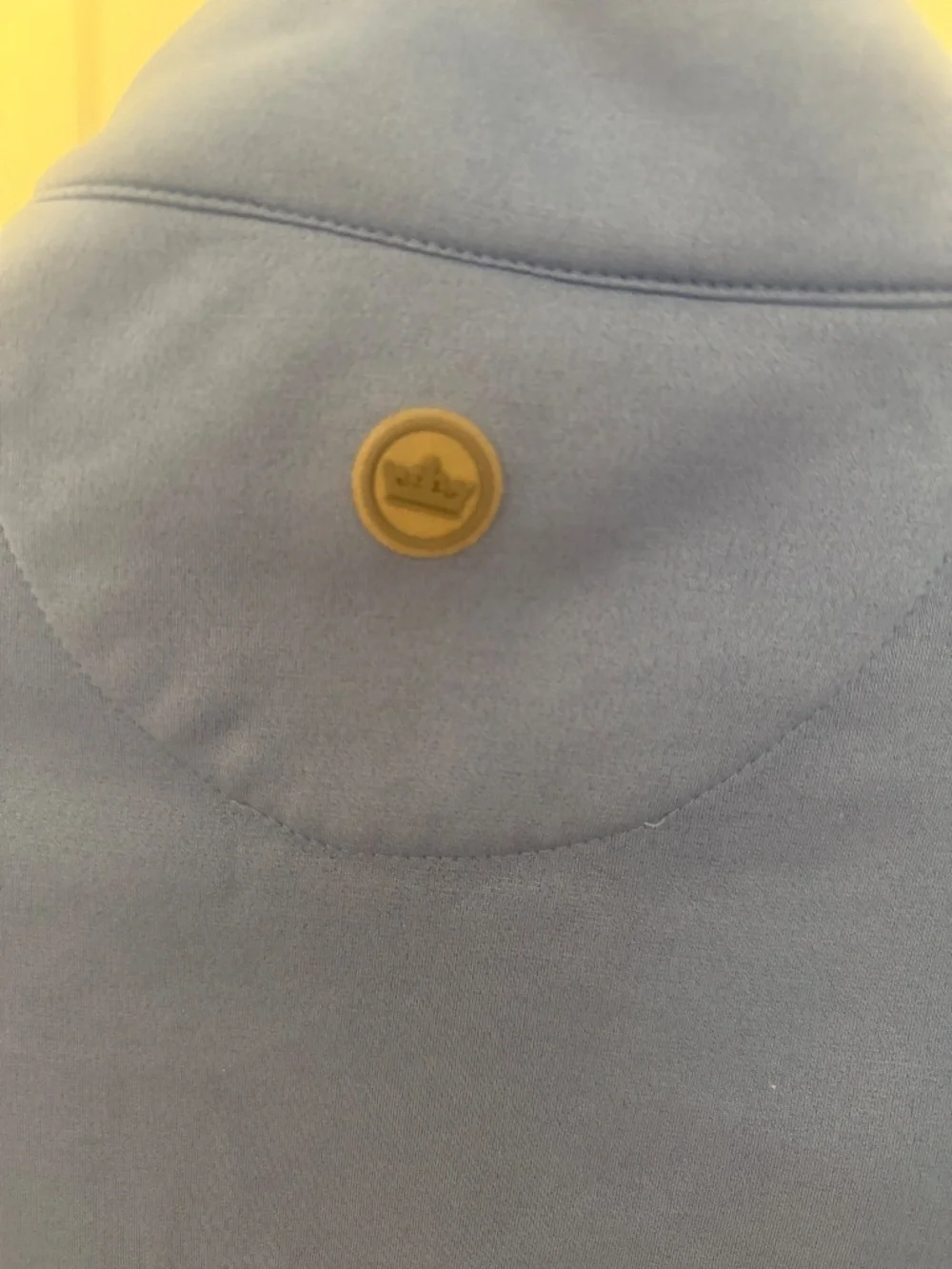 Peter Millar Men's Golf Quarter Zip Pullover Blue Medium lightweight preppy